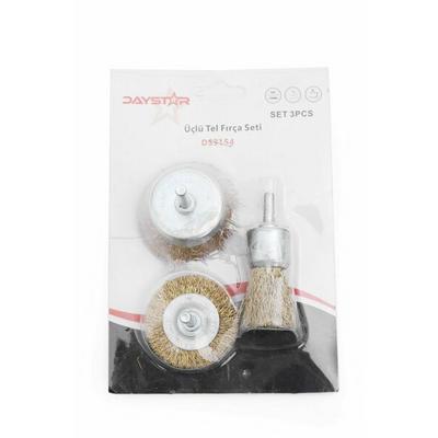 DAYSTAR 3.LÜ TEL ÇANAK FIRÇA SETİ (60)