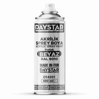 DAYSTAR SPREY BOYA 400 ML PARLAK BEYAZ (350G)