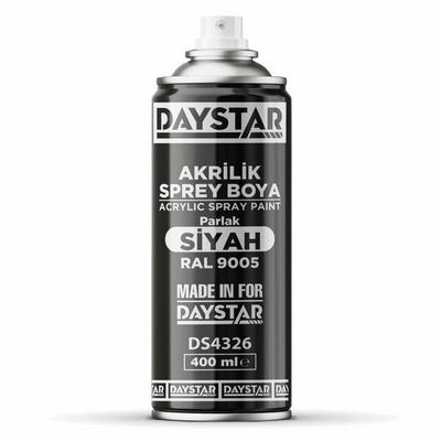 DAYSTAR SPREY BOYA 400ML MAT SİYAH (350G)