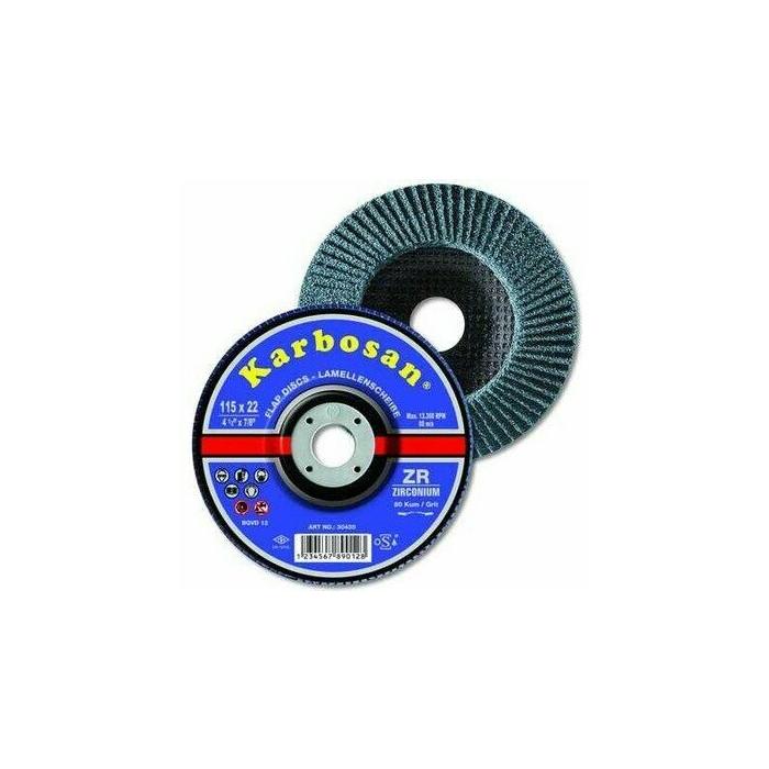 KARBOSAN FLAP DİSK ZR 115 80 KUM